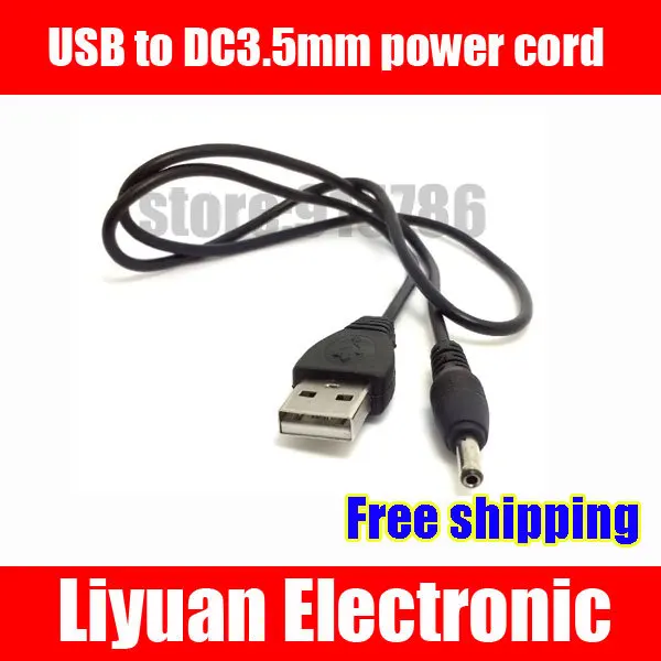 USB к DC3.5mm шнур питания/питания USB кабель для зарядки/5 В Шнур питания Кабель-адаптер/ длина 0.7 м