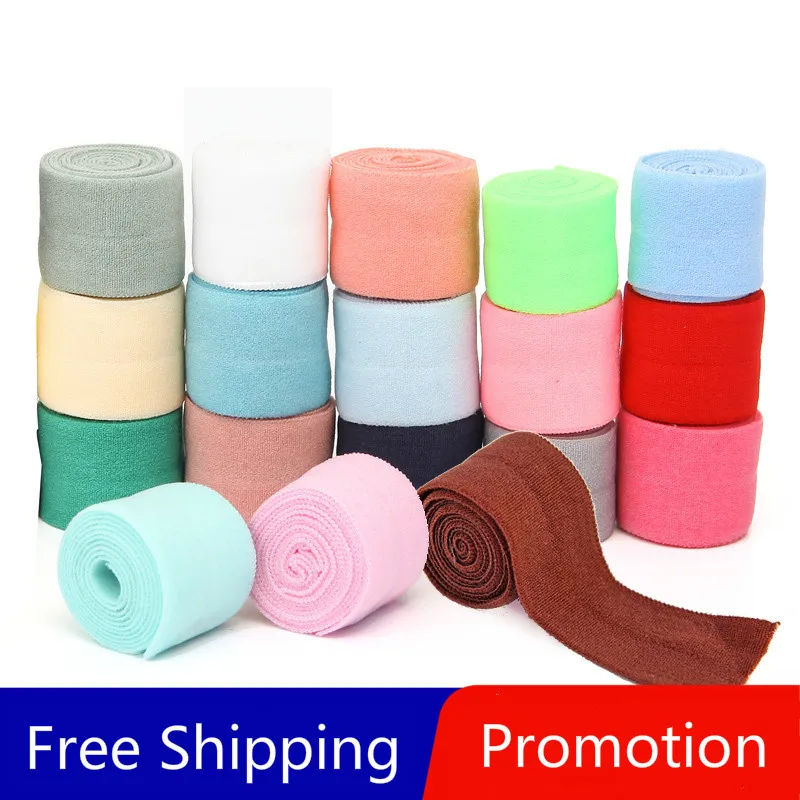 us 8 68 6 off 30yard lot 2cm color elastic band 2cm ribbon tape folding edgingstrip sideband down jacket clothes edging lace trim material in lace ribbon folding