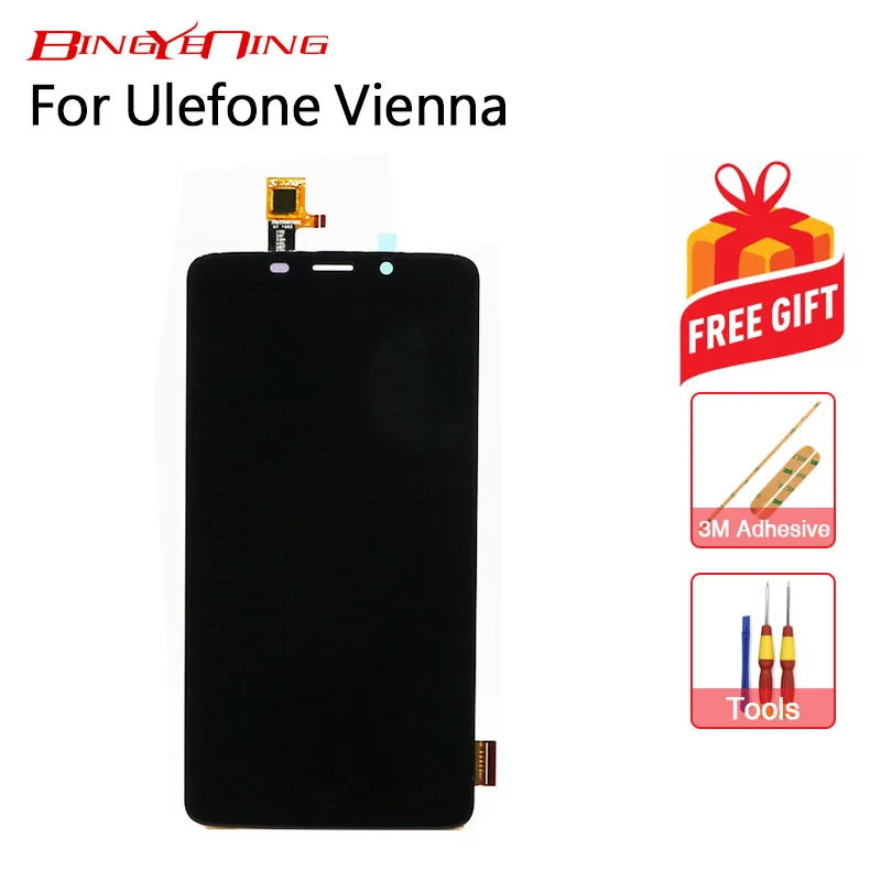 

BingYeNing New Original For Ulefone Vienna LCD Display+Touch Panel Screen Digitizer Replacement