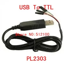 50 шт./лот PL2303 PL2303HX USB UART кабель TTL модуль 4 p 4 pin RS232 конвертер