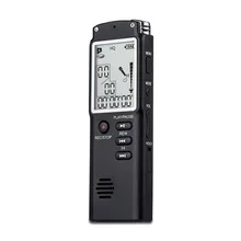 Digital-Dictaphone Recording Voice-Recorder/mp3-Player T60 Professional 8GB 2-In-1 Time-Display