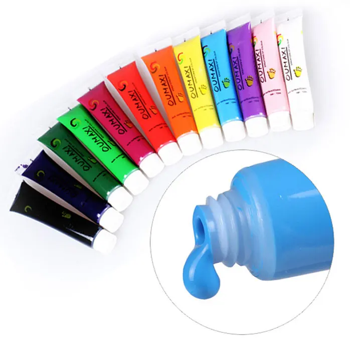 

12 ml nail paint Multi surface 3D paint OUMAXI nail art paint Acrylic paint