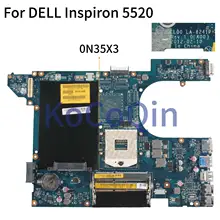 Kocoqin материнская плата для ноутбука DELL Inspiron 15R 5520 3560 7520 HM77 материнская плата CN-0N35X3 0N35X3 QCL00 LA-8241P SLJ8C