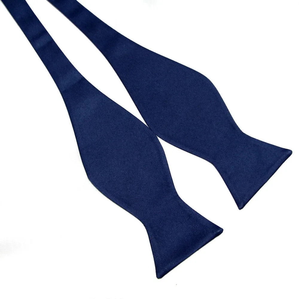 Solid colour bowties Self Tie Men's open bow Ties butterflies necktie neck tie