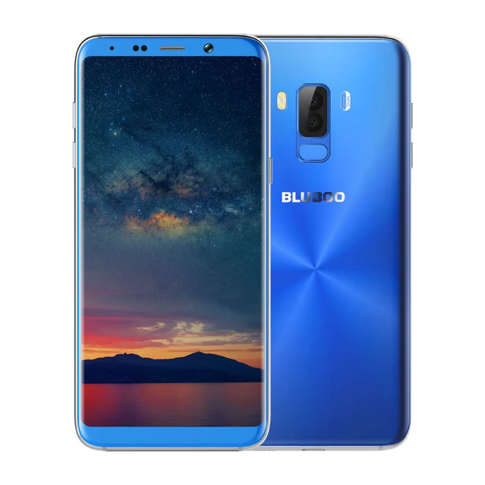 

BLUBOO S8 Plus 4 Camera Smartphone MTK6750T Octa Core 4GB RAM 64GB ROM Android 7.0 6.0'' Full screen Fingerprint 4G Mobile Phone
