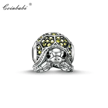 

Beads Tortoise, Thomas Style Silver TS Large Hole Jewelry For Women Cute Gift Fit Karma Bracelet Necklace Key Chain Earrings