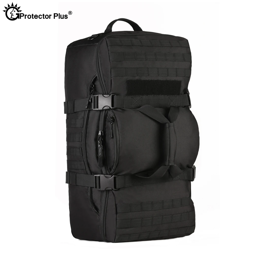 

PROTECTOR PLUS Military MOLLE Backpack Outdodr Dual-USE Bag Tactical High Capacity Camping Camo Hunting Travel Rucksack Handbag