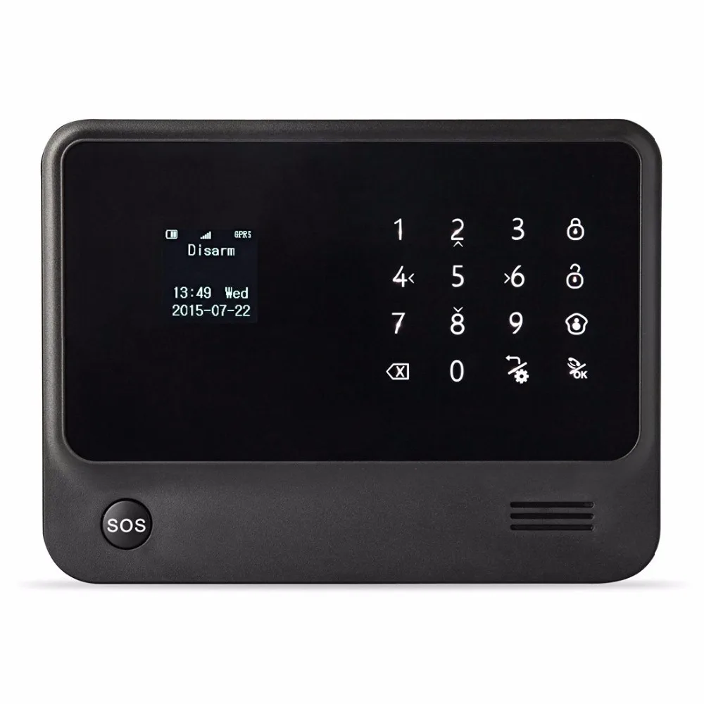 YobangSecurity Wifi Alarm System Security Home Touch Screen GSM Wireless Alarm System With RF Socket to Control Home Appliance