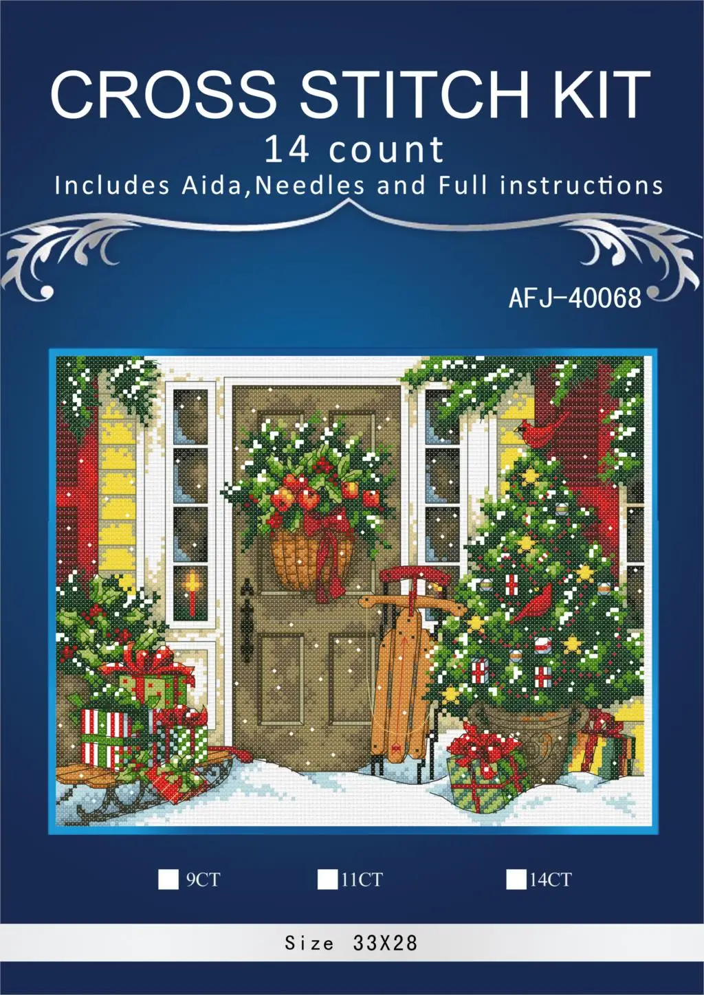 Oneroom สวนดอกไม้เย็บปักถักร้อยงานฝีมือ14CT Unprinted DMC DIY คุณภาพ