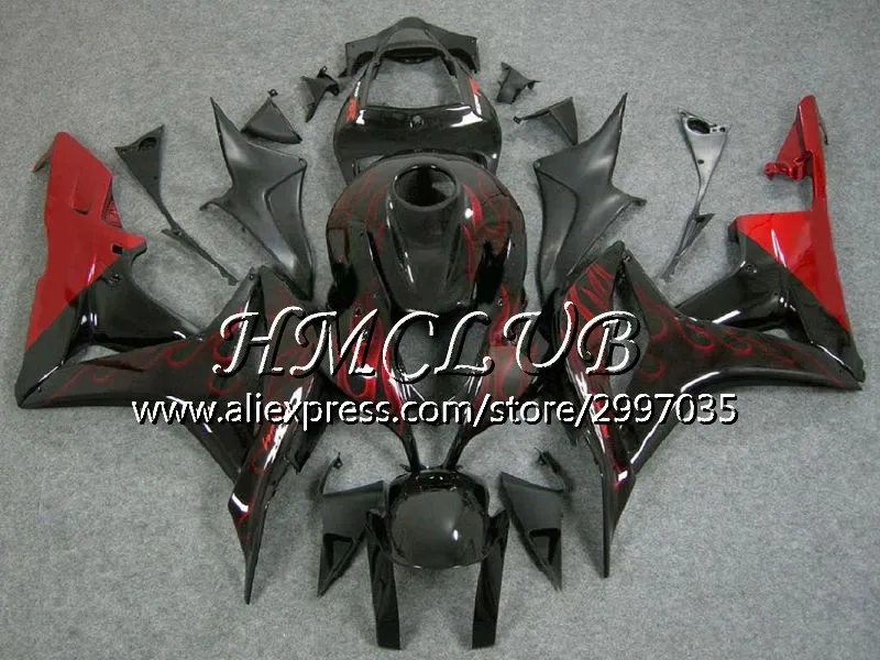 Литые изделия для Honda CBR 600 RR 600F5 CBR600RR 2007 2008 81HC. 0 CBR600F5 F5 07 08 CBR 600RR CBR600 RR 07 08 обтекатель Repsol зеленый - Цвет: No. 7