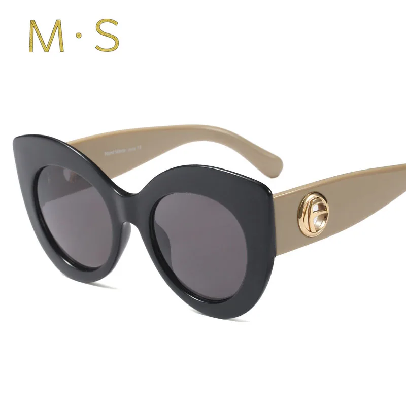 Женские солнцезащитные очки роскошные украшения классические очки женские солнцезащитные очки оригинальные брендовые дизайнерские солнцезащитные очки «кошачий глаз» Модные солнцезащитные очки UV400 - Цвет линз: C02