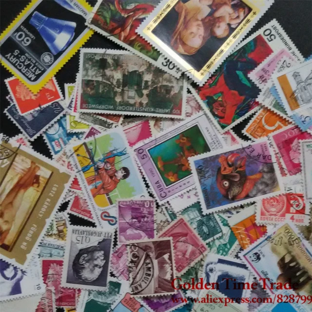 100 Pcs Postage Stamps From 100 Different World Countries , Original Real  Unc New Post Stamp For Collection - Stamps - AliExpress