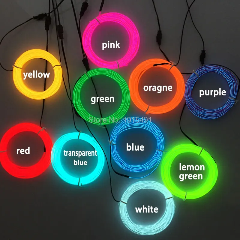 Tiras de Led el luz fria corda neon Color : 10 Colors Choice