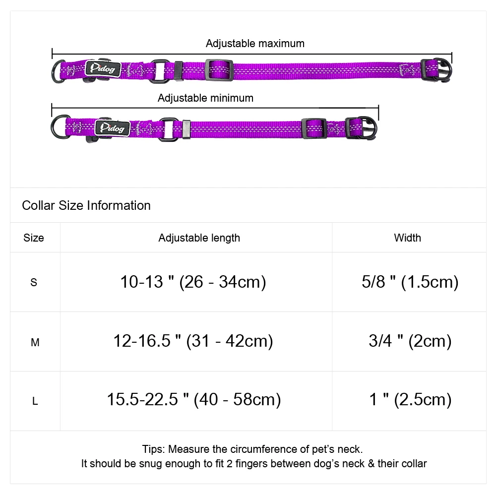 Светоотражающий собачий ошейник с пряжкой Регулируемый безопасный нейлоновый ошейник для щенков для маленьких средних собак питбуль Бигль воротник Перро s m l