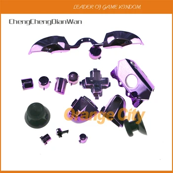 

colorful Chrome Full Button Set Dpad RT LT RB LB ABXY Guide Buttons For Xbox One Elite Limited edition Controller 5sets