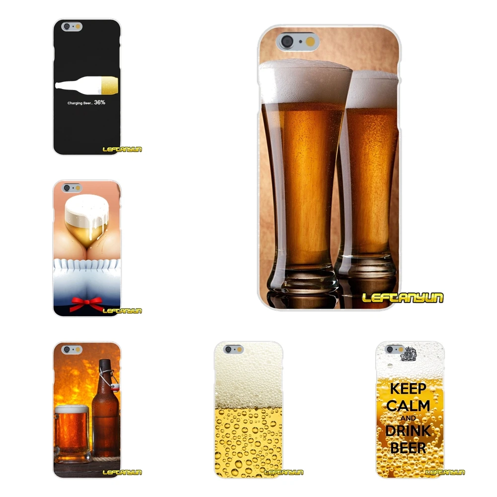 

Accessories Phone Shell Covers For iPhone X 4 4S 5 5S 5C SE 6 6S 7 8 Plus funny alcohol beers