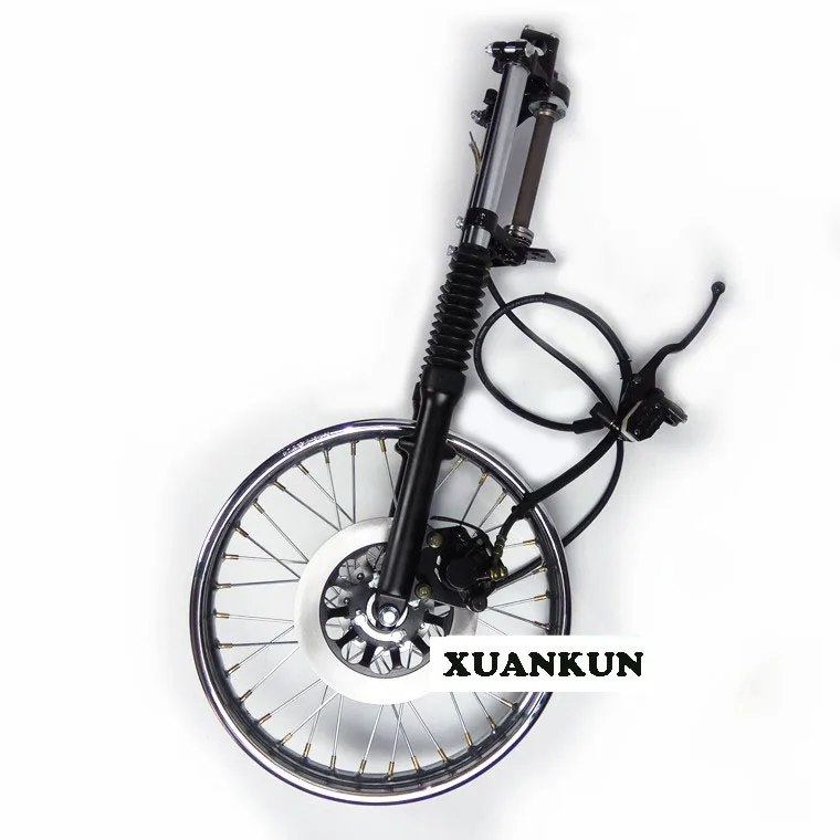 

CG125 Motorcycle Retro Refitting Widening Front Wheel Hub Disc Brake Sleeve Refitting Oil Brake Can Install 120 Tires