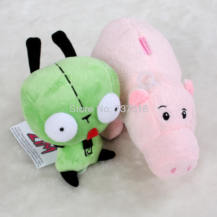 invader zim pig plush