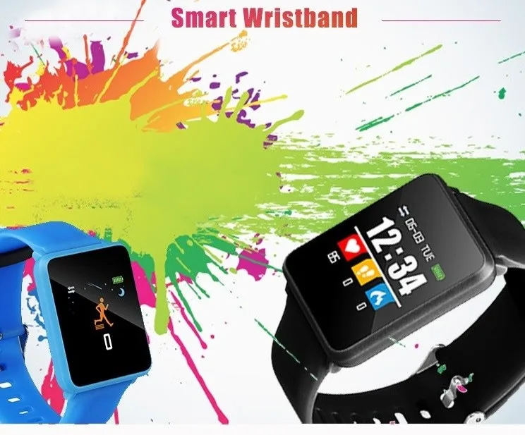  Bluetooth Smart Watch Men F21 Blood Heart Rate Fitness Tracker Multi-Language APP Smartwatches For IOS iPhone Android Phone  (1)