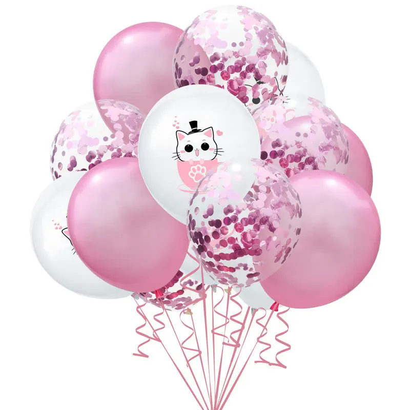 

12 Inch Cute Pet Cat Teacup Dog Latex Balloon Confetti Balloons Baby Shower Children Birthday Wedding Party Decoration Cartoon