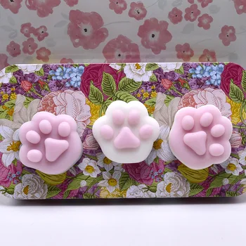 

1pcs Squish Soft Cute Cat Paw Antistress Decompression Sticky Eliminate Pets Fun Stress Squishies Squeeze Toys