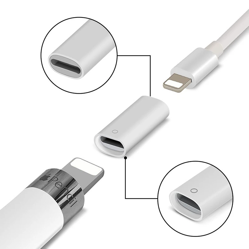 Для Apple Pencil преобразователь освещения кабель для зарядки Женский к женскому адаптеру Suntaiho для Apple Pencil Adapter для iPad Pro