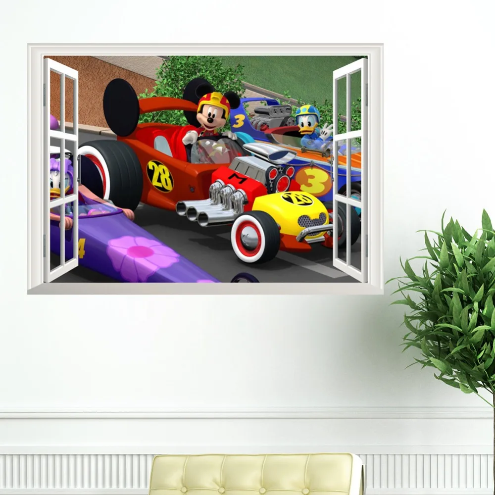 Hot Mickey Mouse Minnie Mouse Cartoon Wall Sticker Children Room