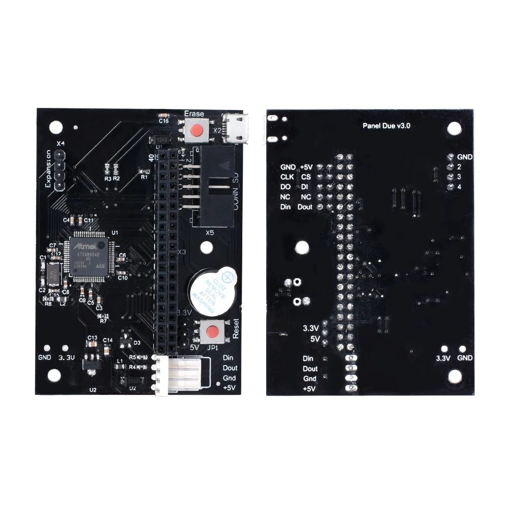 Новая 32-битная Duet 2 Wi-Fi V1.04 Клонировали Duetwifi плата контроллера и 4,3 ''paneldue Сенсорный экран Плата расширения CNC принтера Кабан