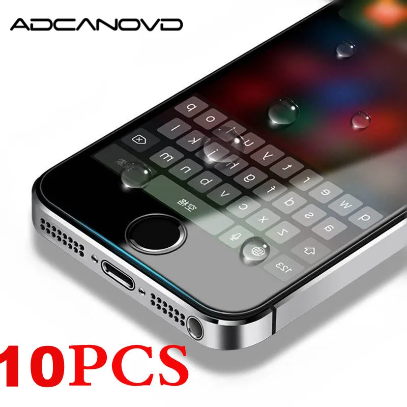 10 шт./лот 9H ультратонкое Защитное стекло для iphone 6 6s 7 8 plus защита экрана закаленное