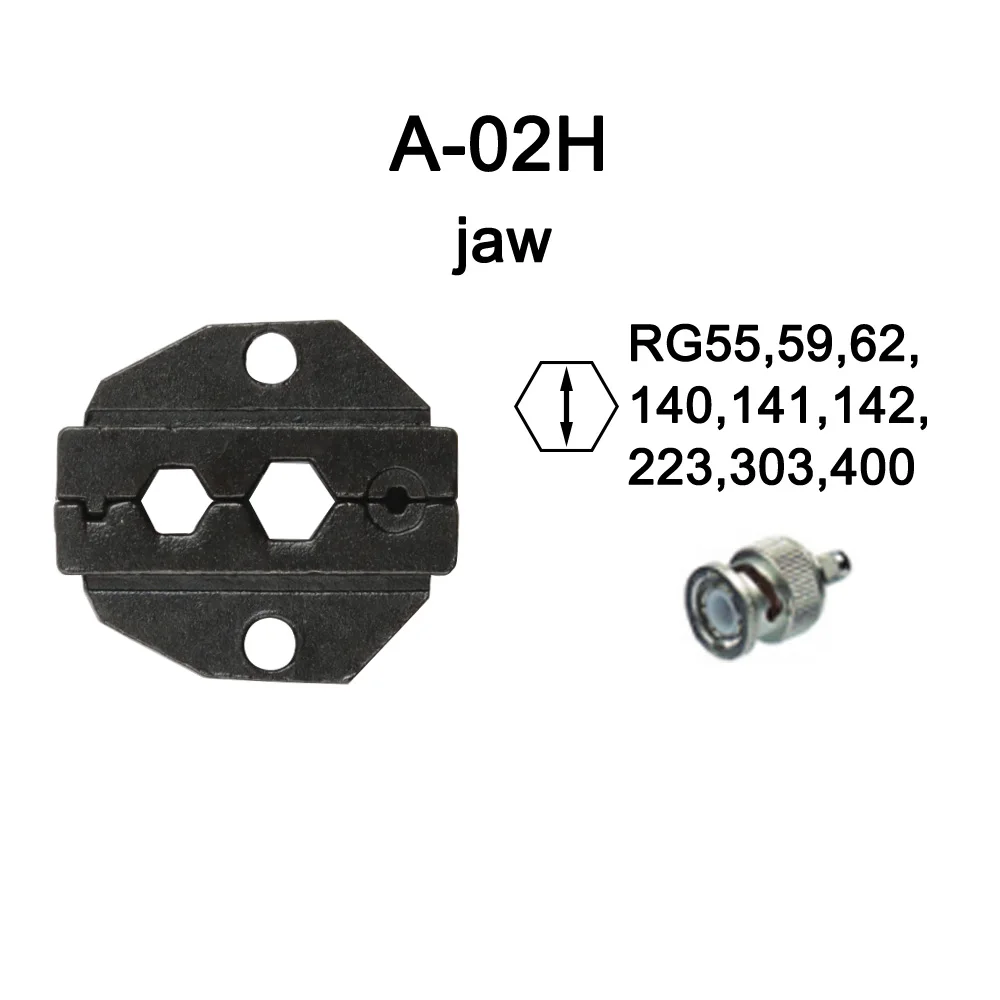 A03BC A03B A10 A101 A1016 A457 A05H A02H A02H1 плашки наборы для HS FSE AM-10 EM-6B2 обжимной Пилер обжимной станок модули челюсти - Цвет: A-02H