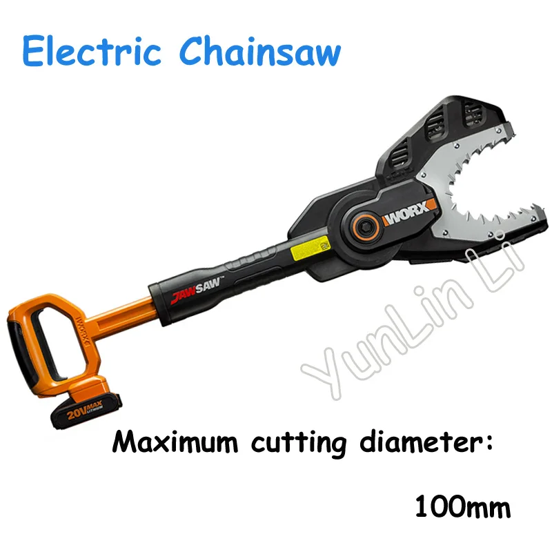 20V Lithium Battery Electric Chainsaw Family Leisure Garden Electric Saw Portable Chainsaw Wood Cutting Tools WG329E
