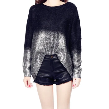 

Winter Women Sweaters Fashion O Neck Long Sleeve Pullovers Loose Casual Sequins Knitted Sweaters Female Jumper Tops SJ1454V