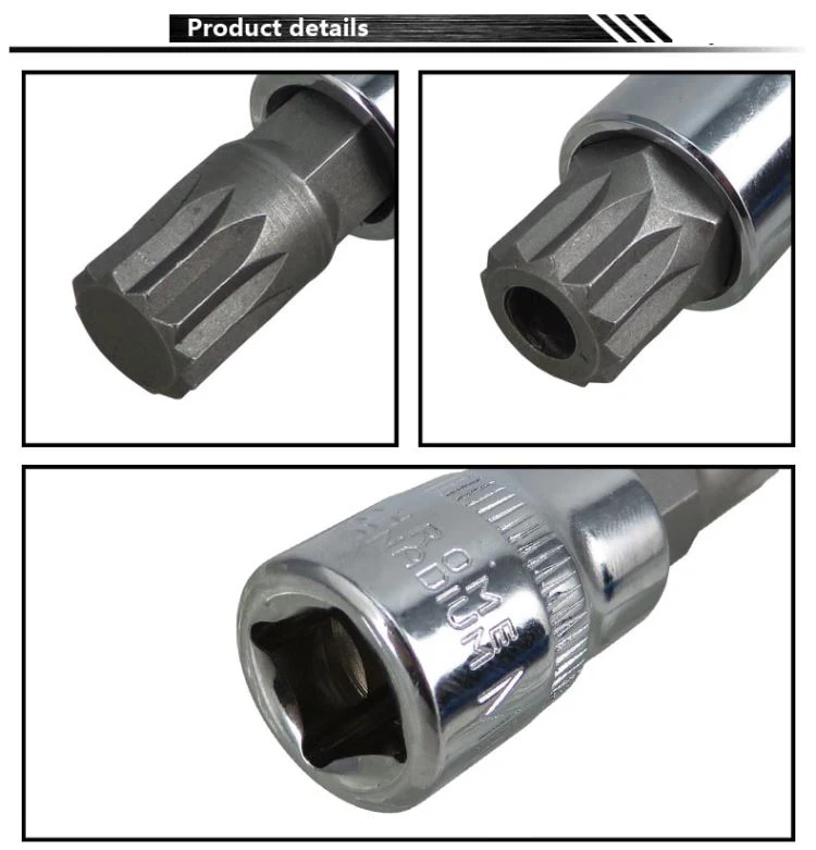 Абсолютно 10 шт. 12 точек мм тройной квадратный Сплайн Бит гнездо набор для тамперных гаек, болт головки блока цилиндров