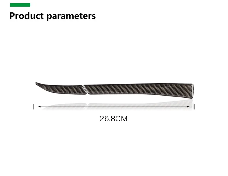  Carbon Fiber Rearview Mirror Stickers Decorations For Ford Mustang  (8)
