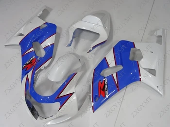 

Plastic Fairings GSX R600 R750 R1000 2000 - 2003 K12 White Blue Fairing GSX R 600 750 1000 03 02 2001