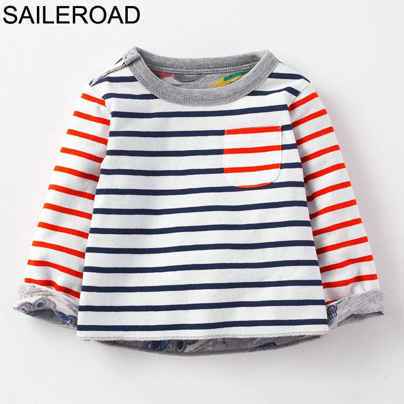 SAILEROAD New 2018 Spring Baby Kids Boys Girls Long Sleeve T Shirt Autumn Children Boys Girl's Blouse Shirts Cotton 100% HTB16dTZi.QIL1JjSZFhq6yDZFXaI - SAILEROAD New 2018 Spring Baby Kids Boys Girls Long Sleeve T Shirt Autumn Children Boys Girl's Blouse Shirts Cotton 100%