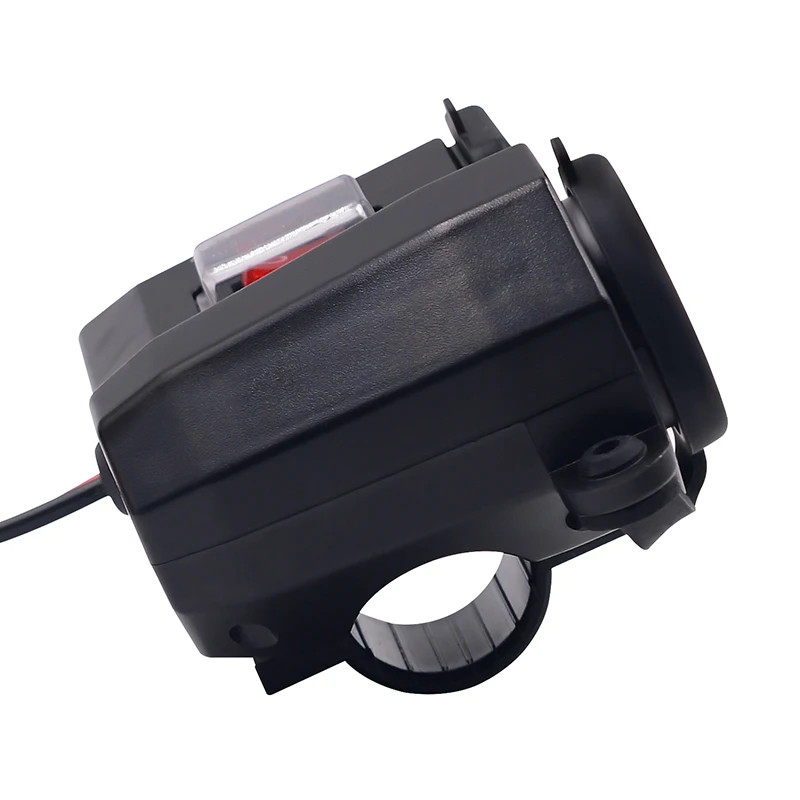 1,5 м DC 5 V 2.1A зарядное usb-устройство для мотоцикла переключатель вольтметра Пластик металла 12 V аксессуары прикуривателя светодиодный прочный