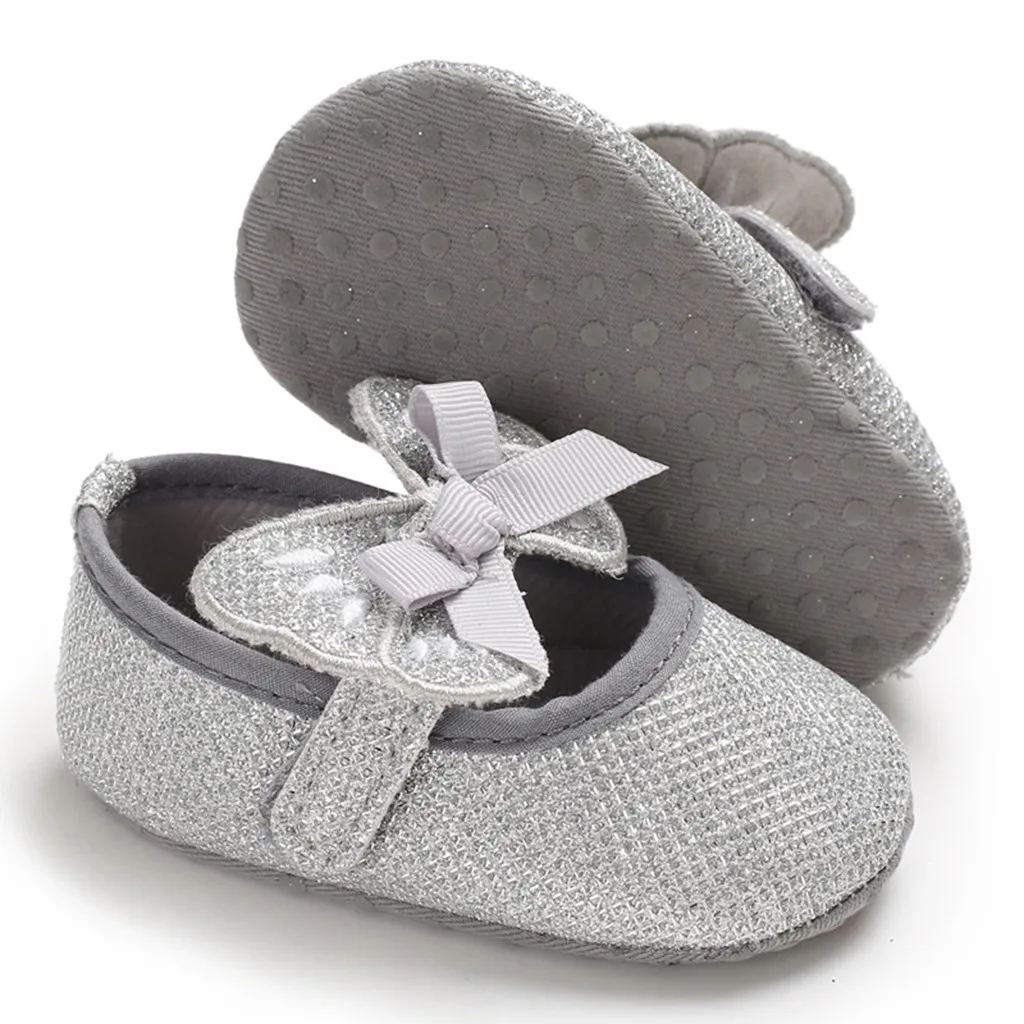 Г. Кроссовки для маленьких девочек, для детей от 0 до 15 месяцев, для малышей, для маленьких девочек, милые, украшенные бабочкой, с бантом, мягкая подошва, обувь для подиума, 11