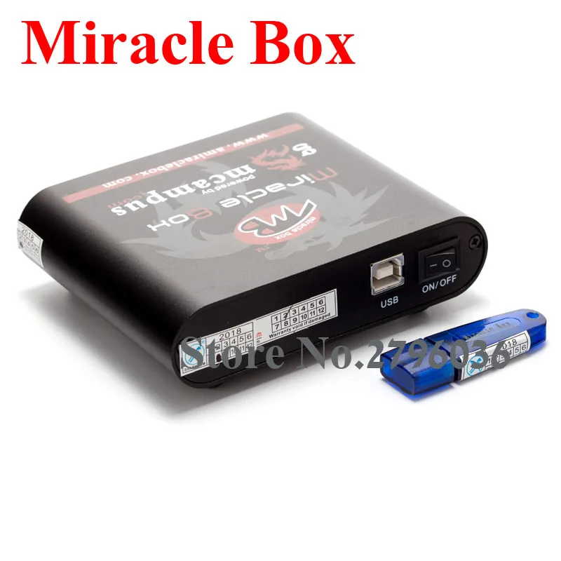 Miracle Box with Miracle Key Dongle+ UMF All Boot cable for china mobile phones Unlock Repairing unlock