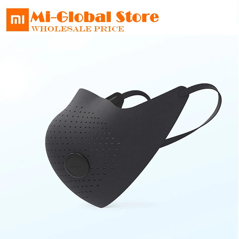 

Promotion new arrival Xiaomi Mijia Air Wear PM0.3 Anti-haze Face Mask Adjustable ear hanging Comfortable Face Masks