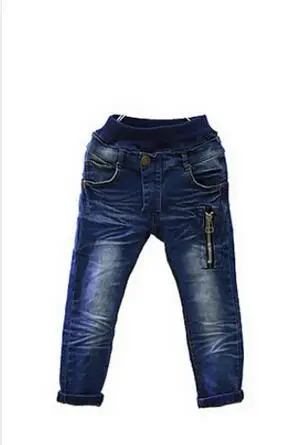 Лидер продаж года, весенне-Осенняя детская одежда джинсы для маленьких мальчиков детские штаны, розничная, для детей от 4 до 13 лет - Цвет: Blue