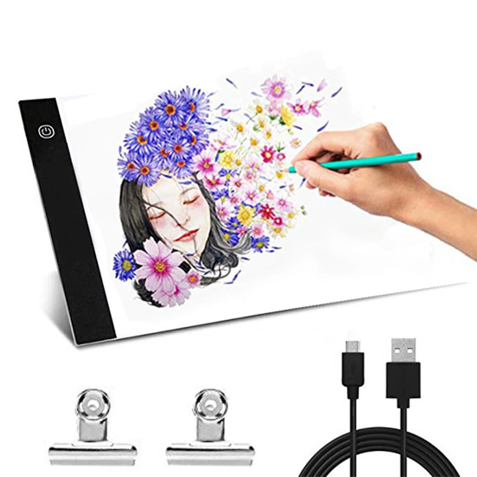 

A4 Size Ultra-thin LED Light Box for Diamond Painting Drawing Tools LED Artcraft Light Box Pad Diamond Embroidery Accessories