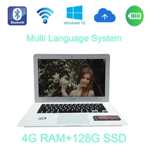 2017 Fast Surfing tablet windows 10 system 14 inch laptop Intel Celeron J1900 2.0GHz 4G ram 128G SSD built in camera send mouse