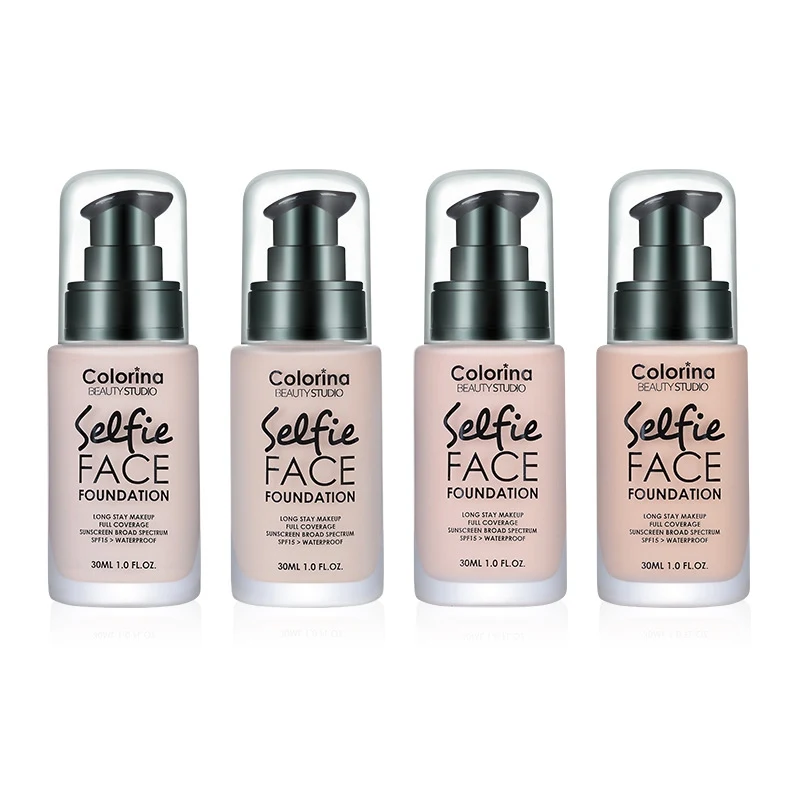 Natural 30ml Foundation Soft Matte Long Wear Oil Control Concealer brightening Liquid natural makeup Foundation Cream