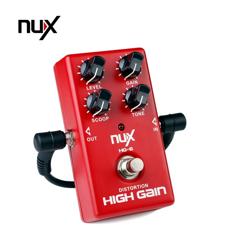 NUX HG-6 Modern High Gain Distortion Effect/Electric Guitar