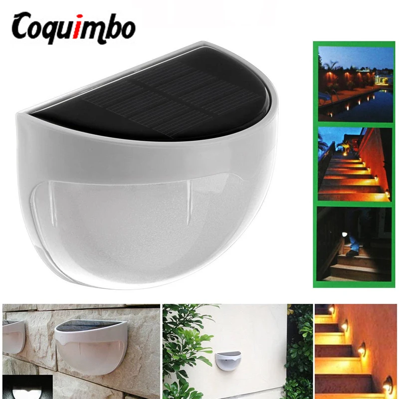 

6 LEDs Solar Light Outdoor Waterproof Solar Lamp Rechargeable Solar Power Panel Sensor Light Garden Lawn Fence Gutter Wall Light