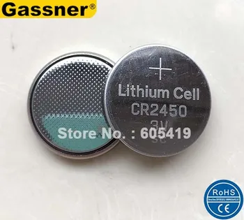 

2000pcs/Lot Super power 100% fresh CR2450 lithium button cell battery 3 Volt