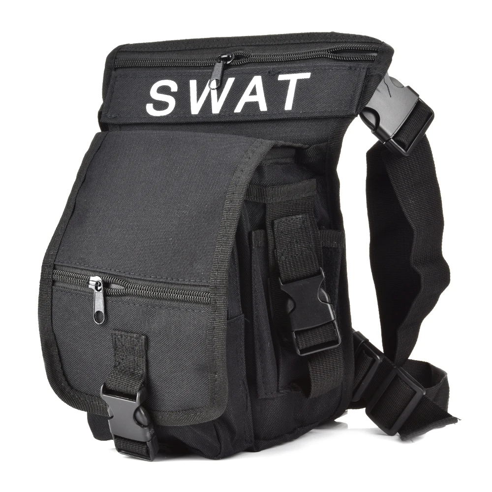 

2019 Multi-Function Men Canvas Leg Bag Waterproof Sport Tactical Airsoft Military Drop Leg Thigh Bag Utility Belt Bag Nylon