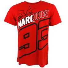 2018 Marc Marquez 93 Grande 93 A Formiga Motocicleta Moto GP Racing Team T-shirt camiseta de Algodão
