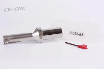 

hight quality WC-3D-26.5 C25 U drill indexable drill CNC TOOL 26.5mm-3D Machining length=79.5mm for WCMX050308 insert